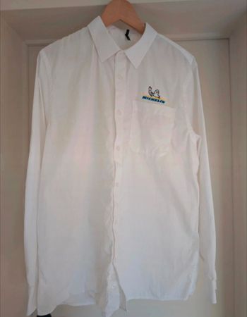 Michelin Kariban Chemise Blanche - Taille L - 100% Coton
