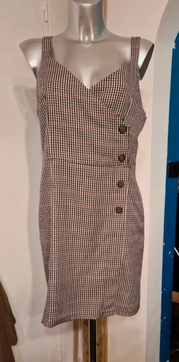 Robe à carreaux 40