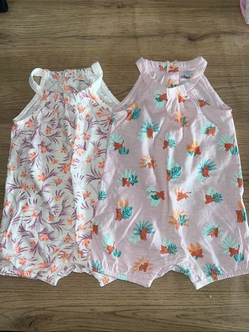 Lot 2 combinaison bébé 3 mois