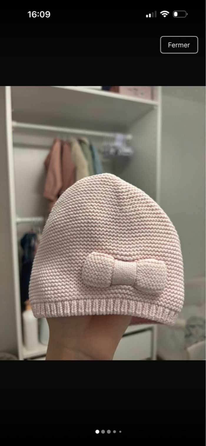 Bonnet jacadi bébé - photo numéro 1