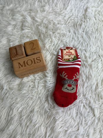 Paire de chaussettes Noël taille 12-24 mois