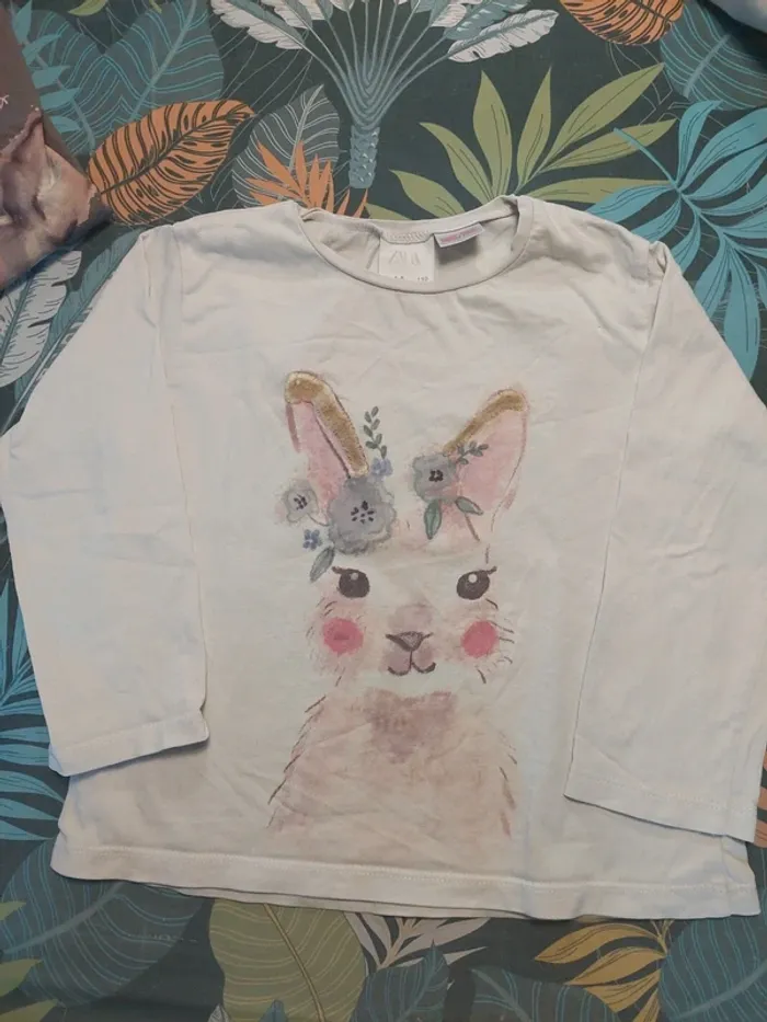 Lot de 2 t-shirts manches longues Zara - photo numéro 2