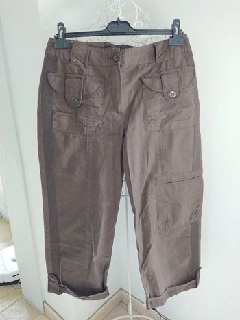 Pantacourt marron jacqueline Riu