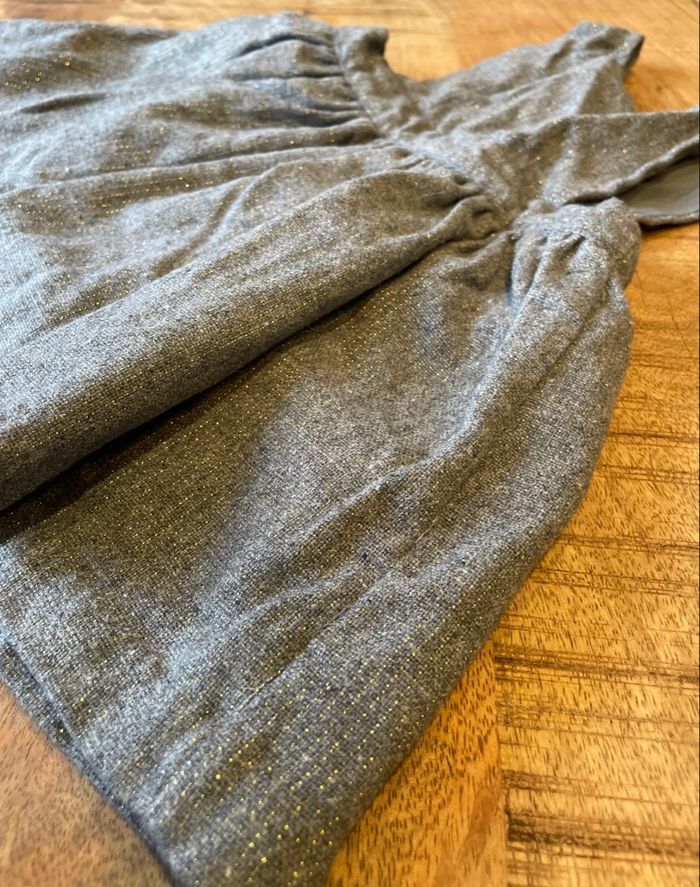 Ensemble Natalys 12 mois – robe en laine + chemisier – très bon état - photo numéro 4