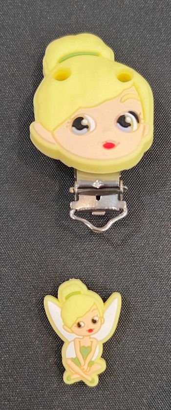 Clip et perle Fée Clochette 