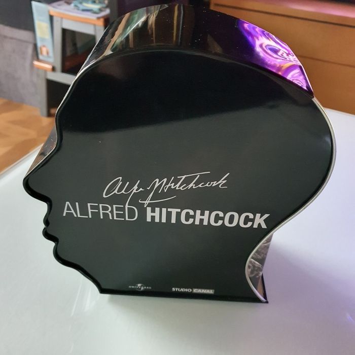 Coffret métal DVD profil Alfred Hitchcock