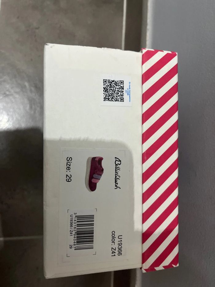 T 29 - baskets scratch rose paillettes billieblush