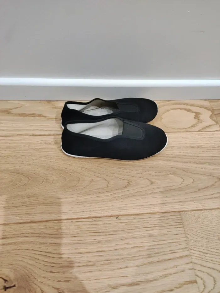 Chaussons gym tissu noir - Domyos - 33 - photo numéro 3