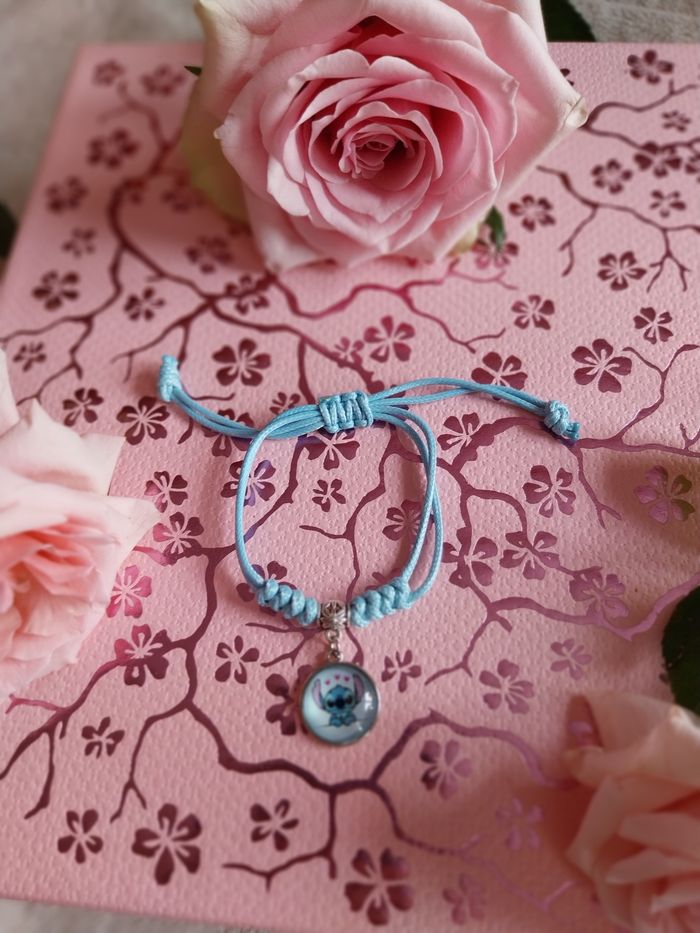 Bracelet stitch bleu - photo numéro 2