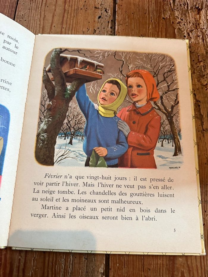 Livre ancien album Martine et les 4 saisons collection Farandole Casterman Delahaye Marlier cartonné - photo numéro 7