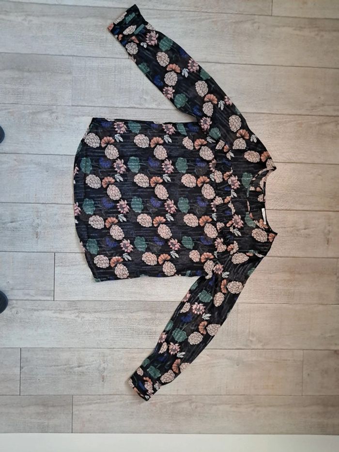 Blouse fleuries