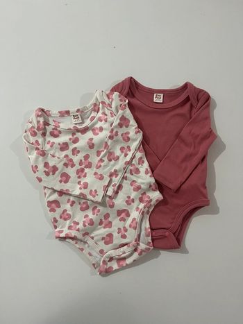 Lot de 2 bodies manches longues - 3/6 mois - Shein