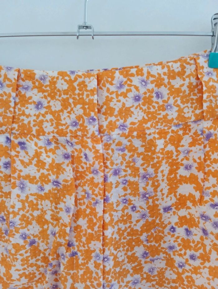 Short à fleurs orange 
Pimkie taille XS - photo numéro 4