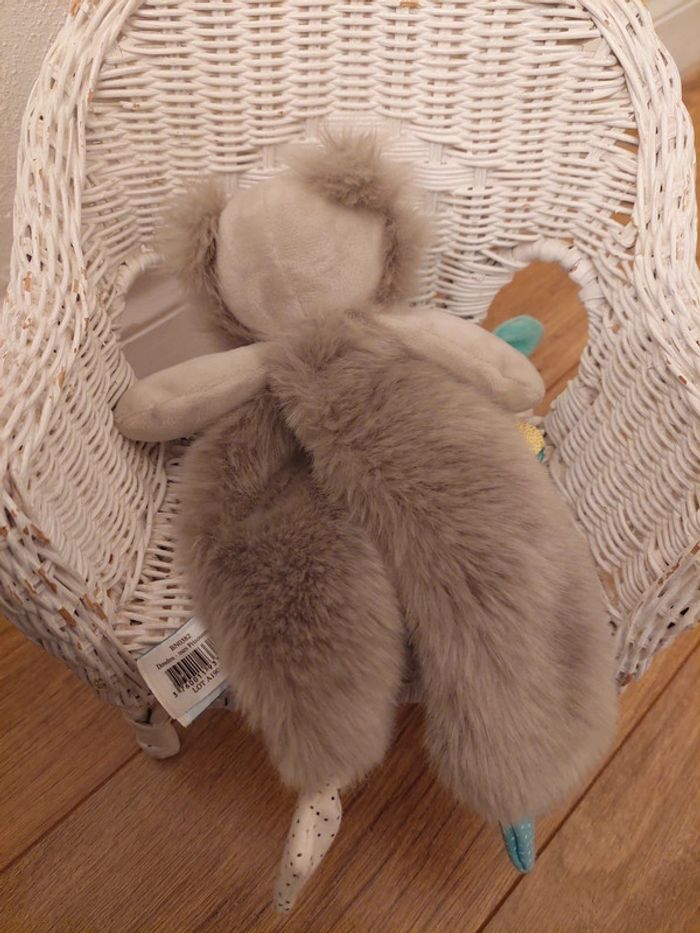 #16 - Doudou Ours gris frisounours Baby Nat (2) - photo numéro 3