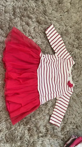 Jolie petite robe tutu petit bateau