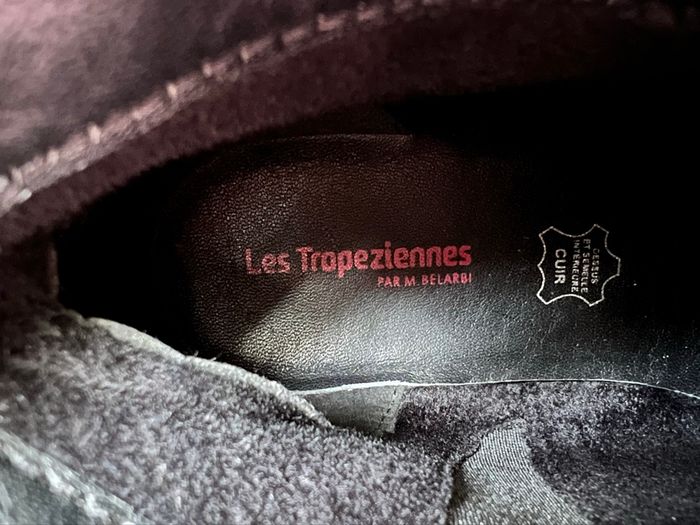 Bottines cuir daim Les Tropeziennes  P-37 - photo numéro 2
