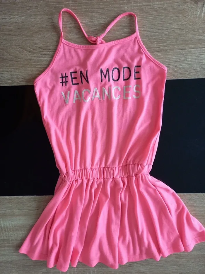 Robe rose d'été 10 ans - photo numéro 2