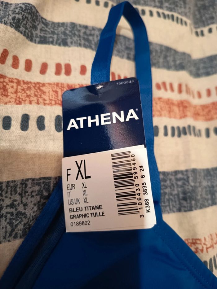 Soutien gorge Athena neuf XL bleu - photo numéro 2