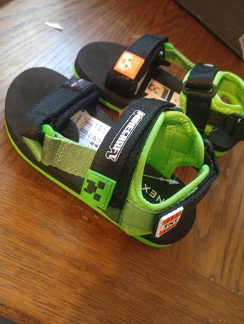 Sandales Minecraft garçon neuf t28