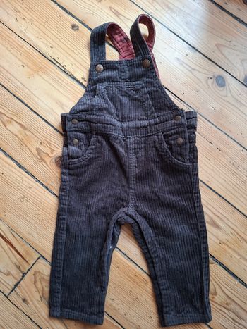 Salopette velours 12 mois kiabi