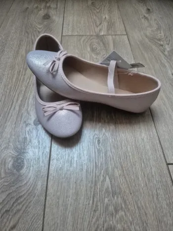 Chaussures ballerines rose poudré gémo pointure 36 neuves avec étiquette