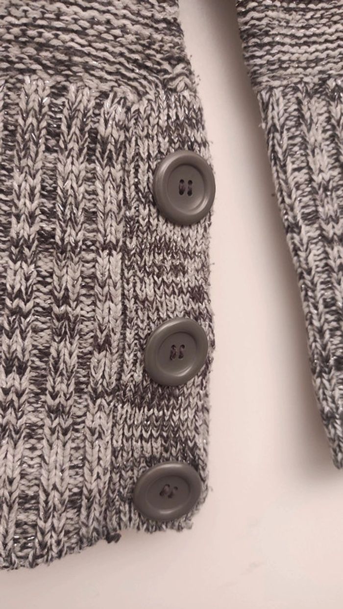 Pull gris argenté taille S - photo numéro 3