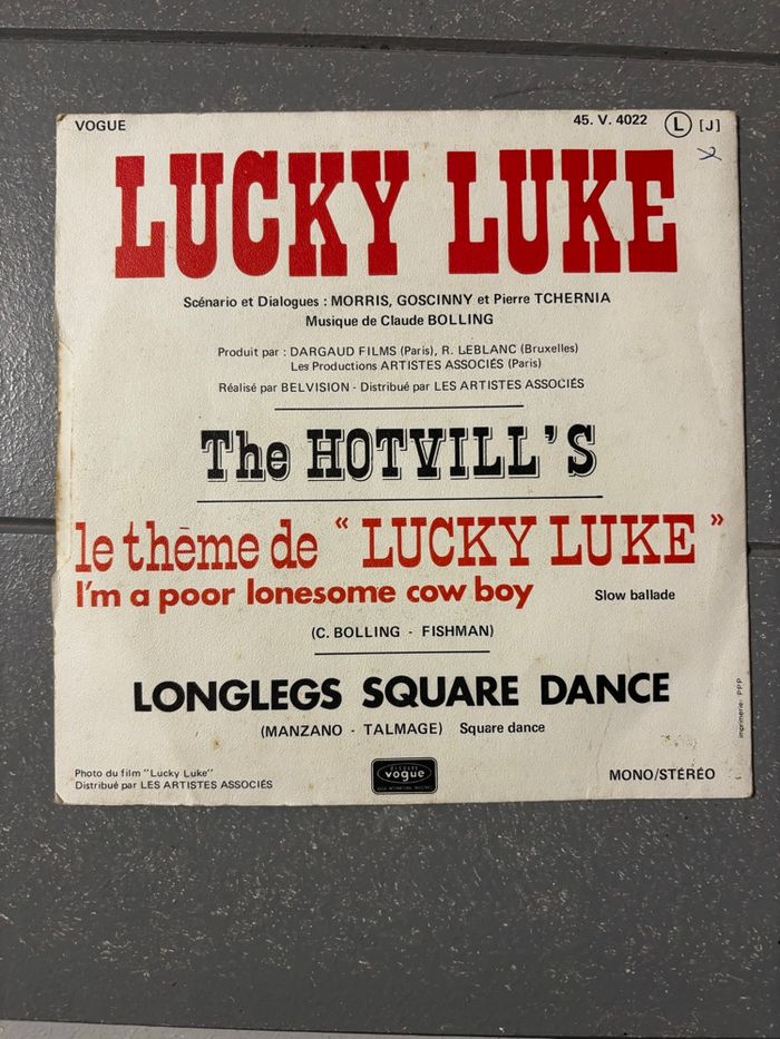 Vinyle 45 tours Lucky Luke - photo numéro 2