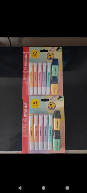 2 lots de Stabilo neuf