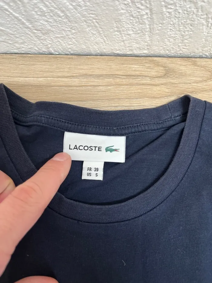 T-shirt Lacoste – Taille S - photo numéro 2