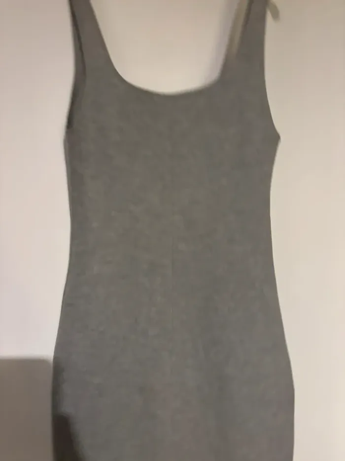 Robe moulante grise Zara Trafaluc – Taille XS - photo numéro 6