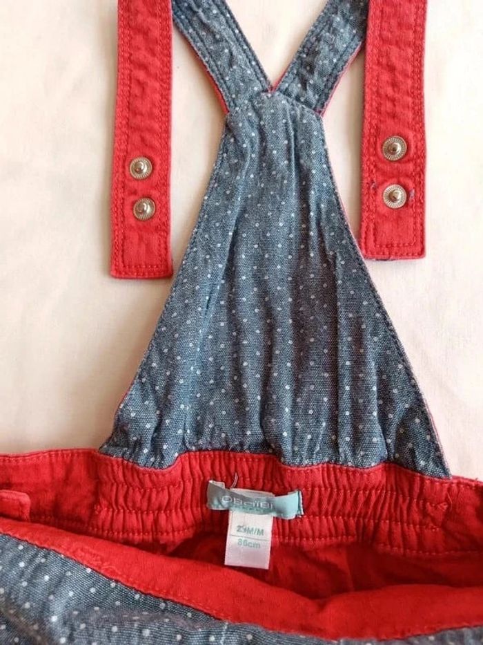 Salopette short Obaïbi 2 ans 86cm - photo numéro 4