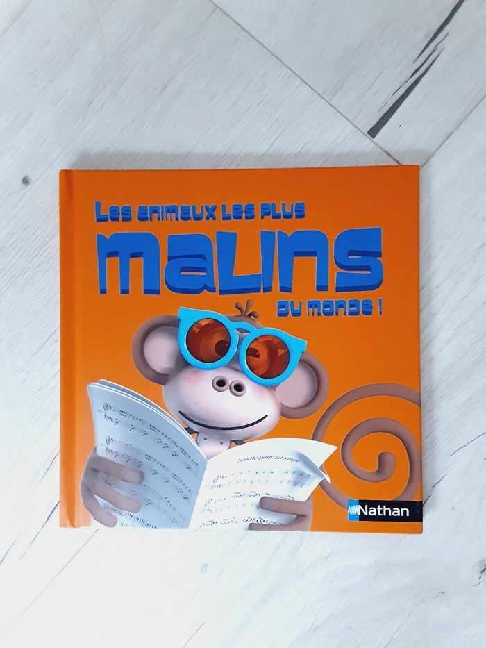 Livre enfant Les animaux les plus malins du monde, Nathan, Neuf