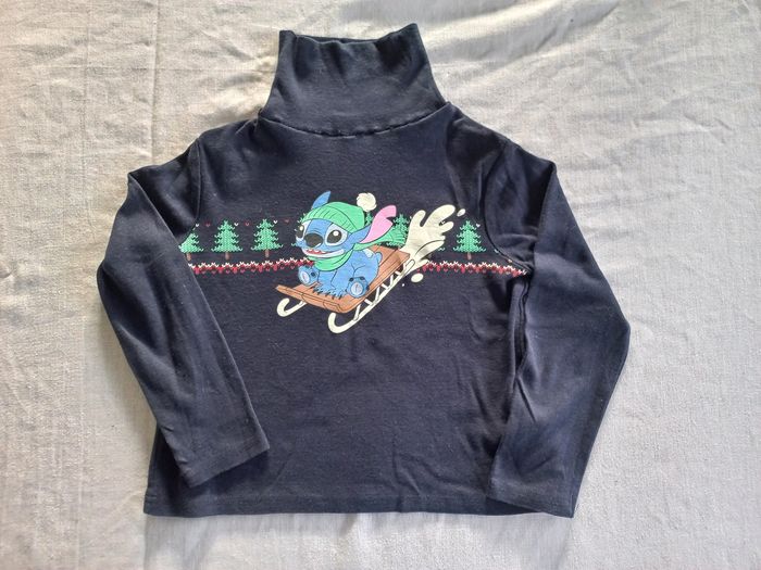 Sous-pull Stitch Noël garçon 6 ans