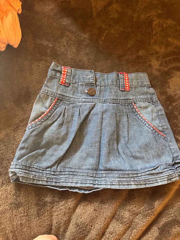 Jupe jeans 2 ans