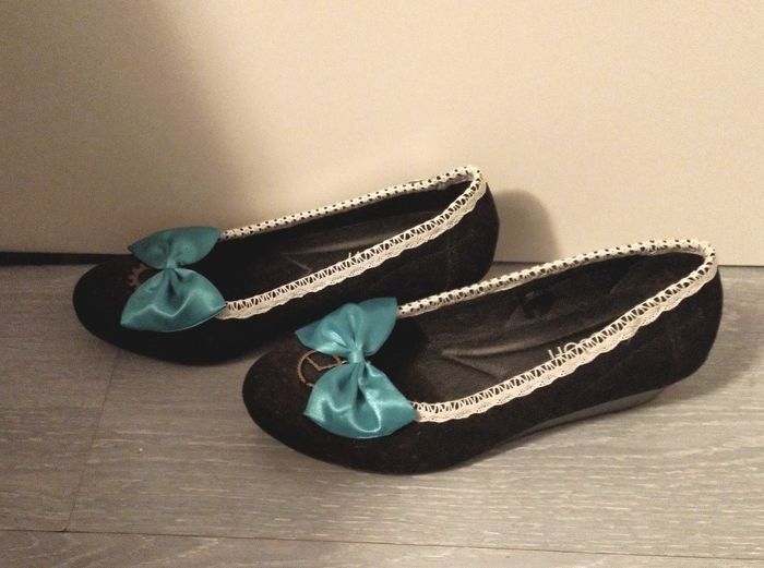 Ballerines customisées taille 40 - photo numéro 3