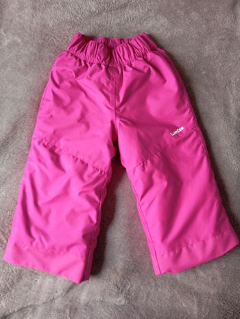 Pantalon de ski fille rose Wedze