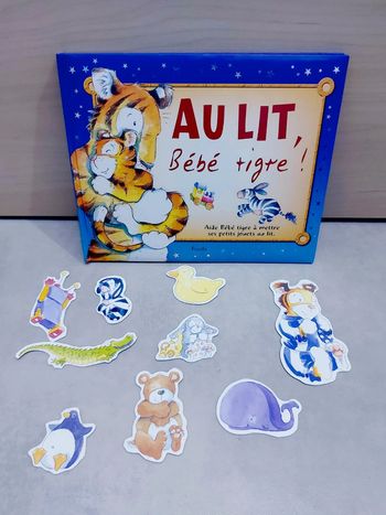 📚 Livre : Au lit bébé tigre + 9 figurines