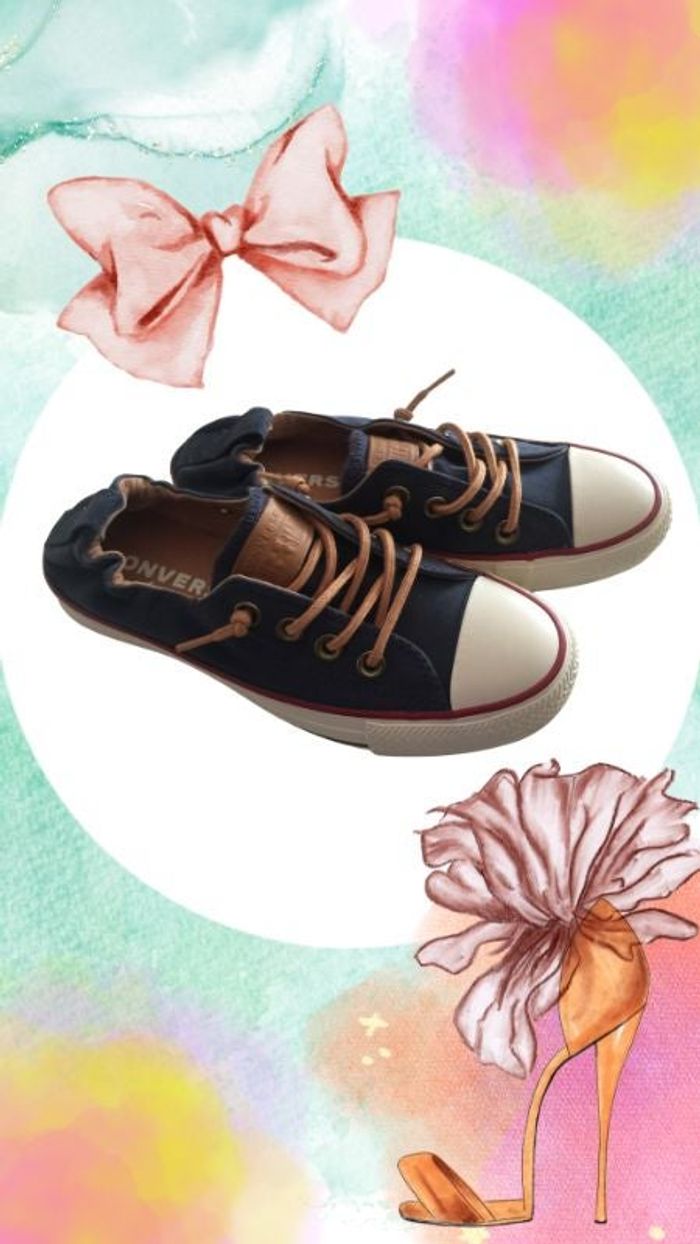 Converse All-star shoreline navy biscuit egret (Taille 35)