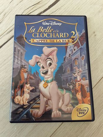 Film DVD dessin animé Walt Disney La belle et le clochard 2 l'appel de la rue