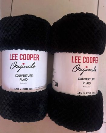 Couverture, plaide Noir