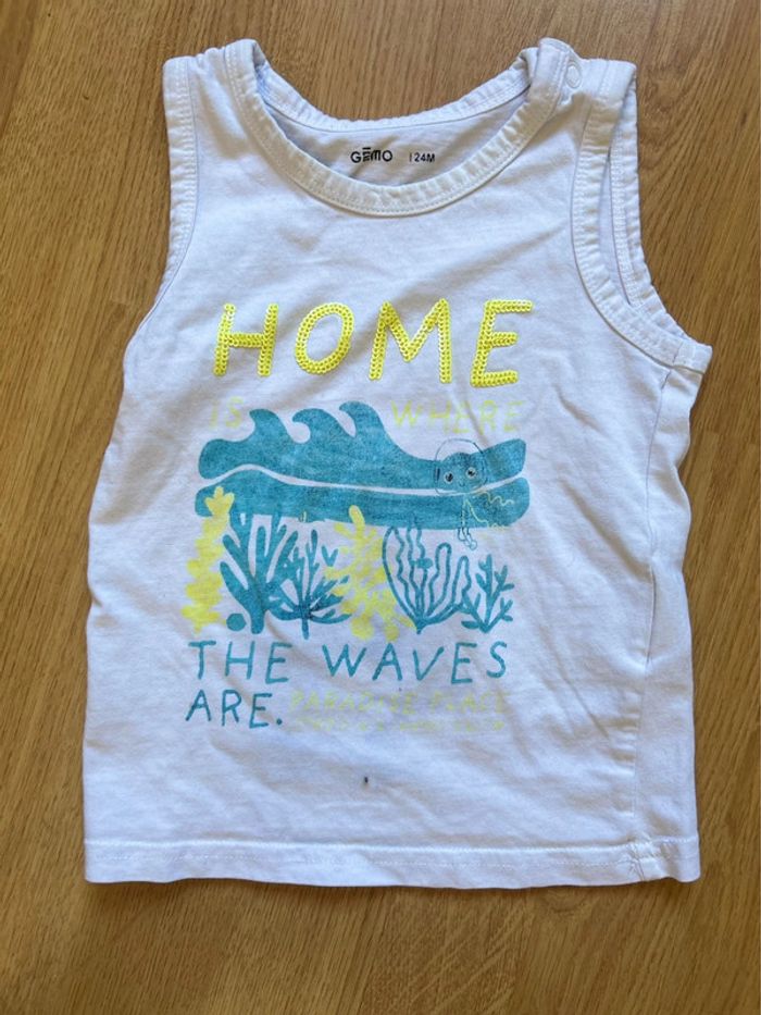 Débardeur gemo parfait état 24 mois