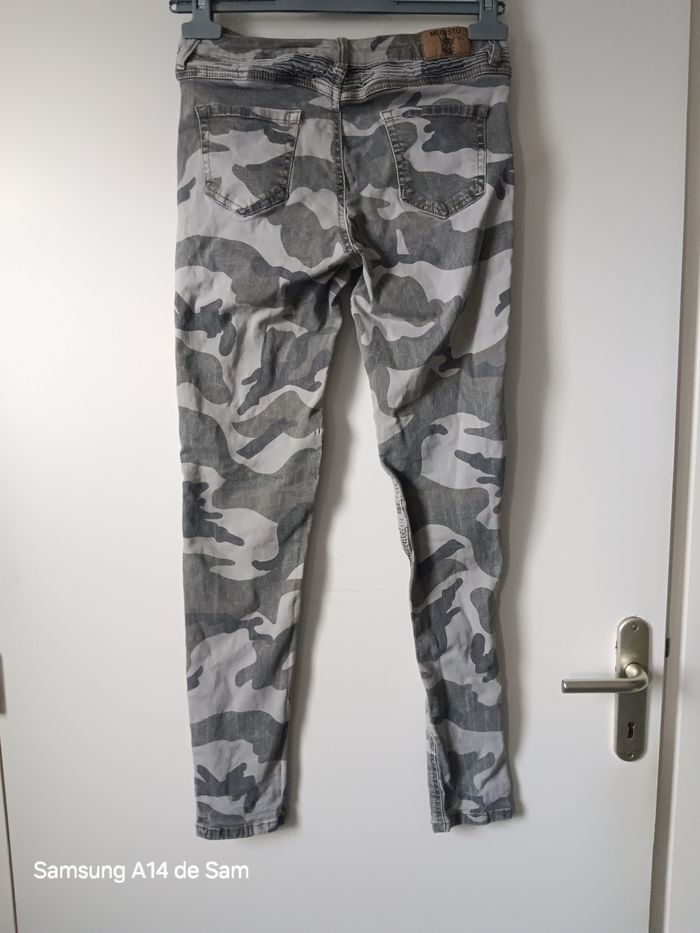 Jean militaire femme megusto denim 38 - photo numéro 2