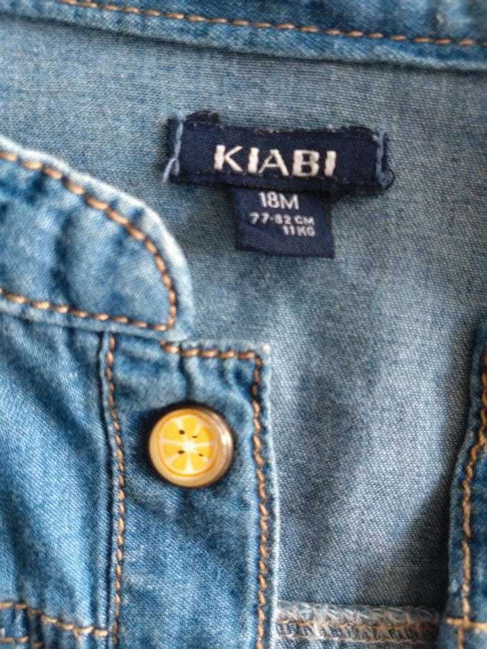 Veste en jean Kiabi 18 mois - photo numéro 2