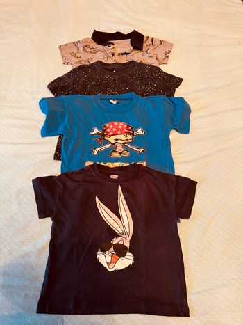 Lot de 4 t-shirt garçon 4 ans