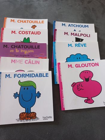 Lot 9 livres monsieur madame 