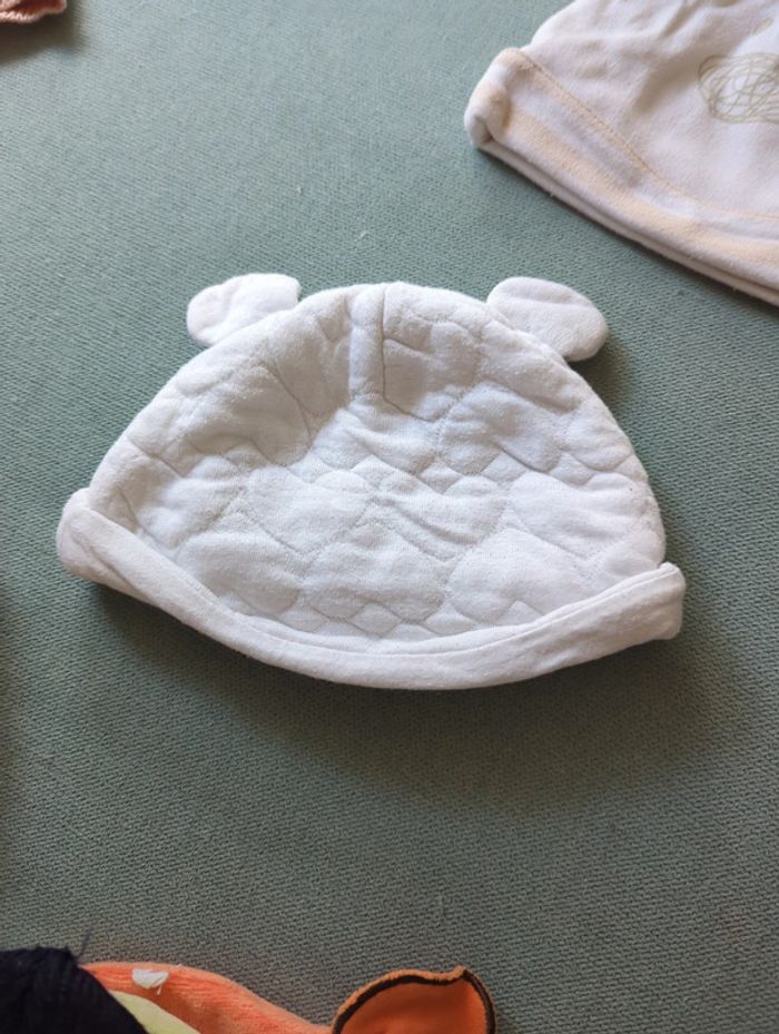 Lot de 3 bonnets naissance - photo numéro 2