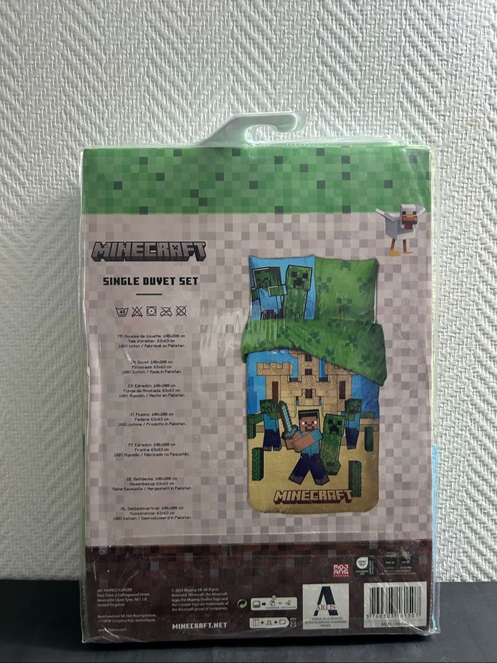 Parure De Lit Minecraft - Housse De Couette Minecraft - photo numéro 4