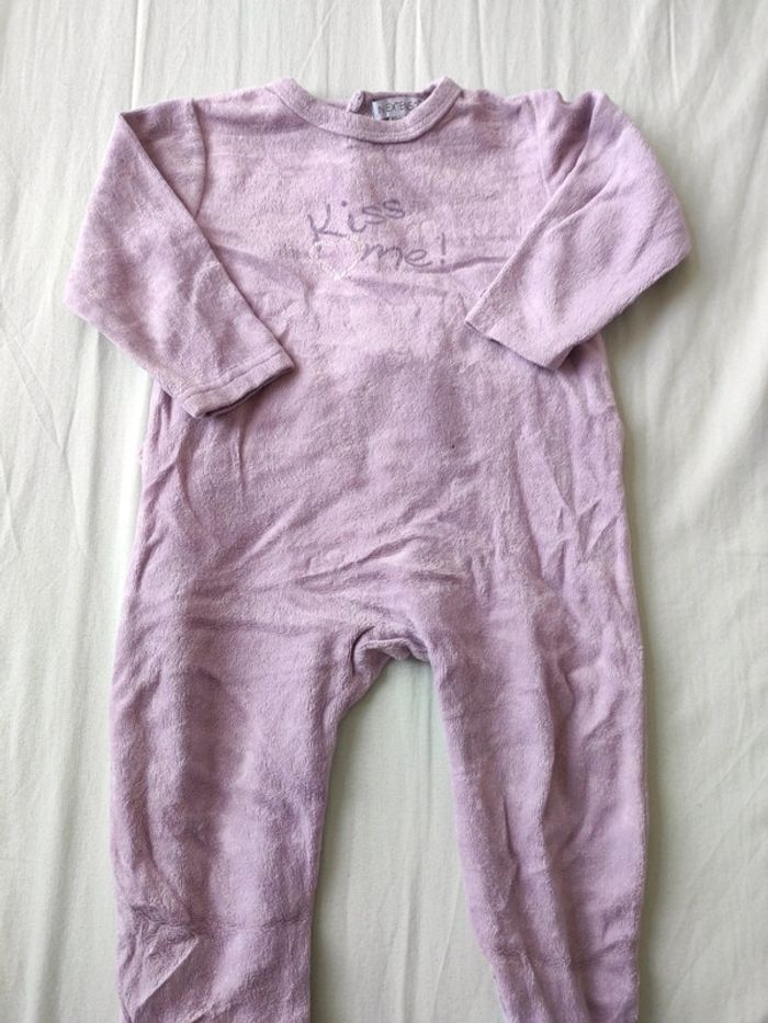Pyjama velours T18M In Extenso