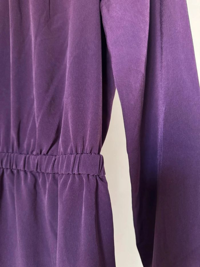 Robe à manches longues violet 40 H&M - photo numéro 4