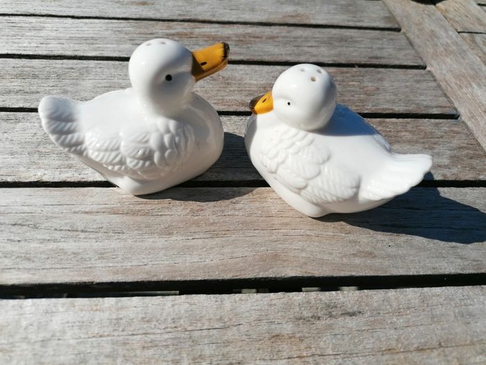 Figurine statuette canard sel et poivre - photo numéro 2